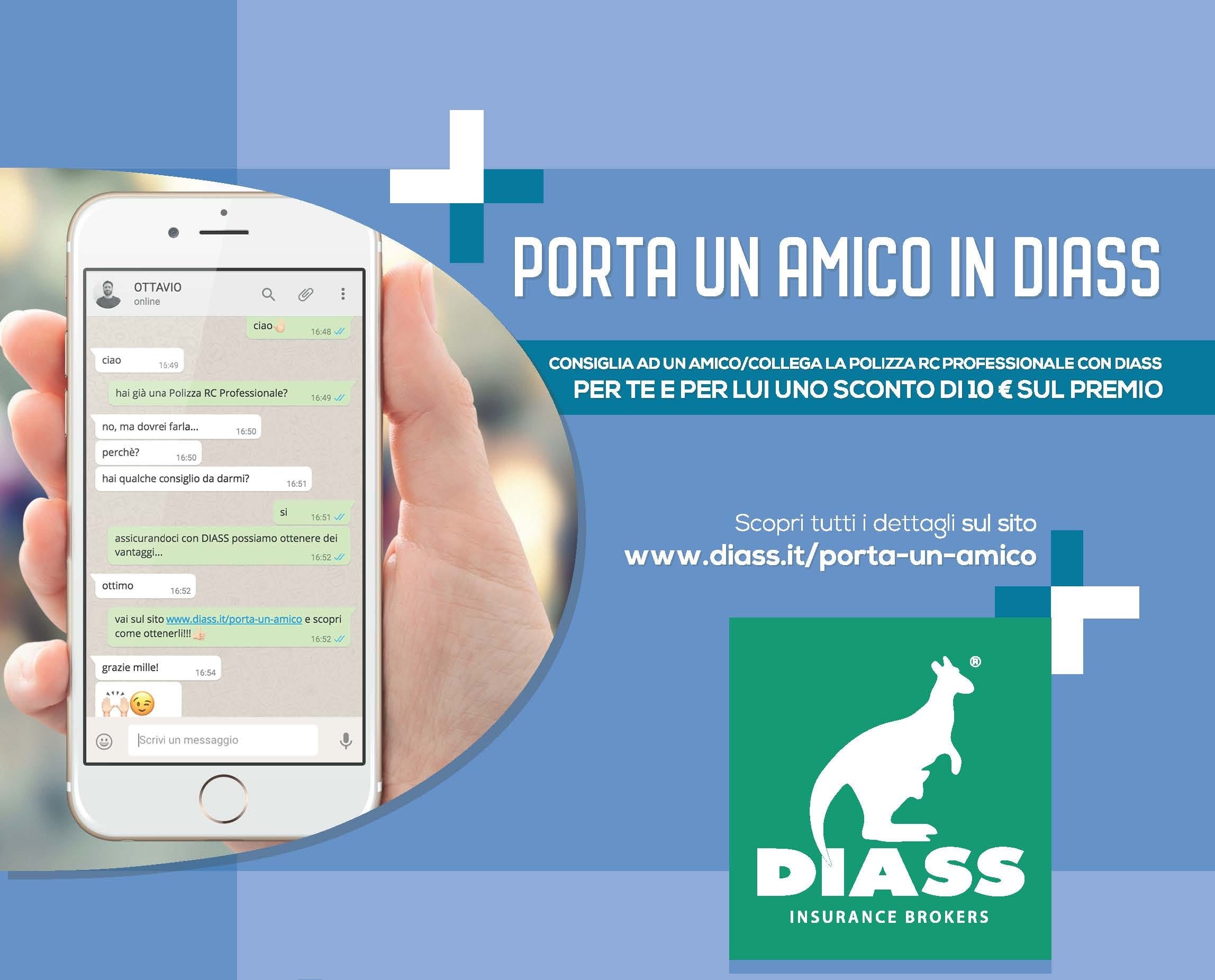 Porta un amico in Diass RC Professionale Biologi DIASS Srl